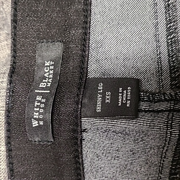 WHBM Black Jeggings NWOT. Size XXS - Picture 4 of 7